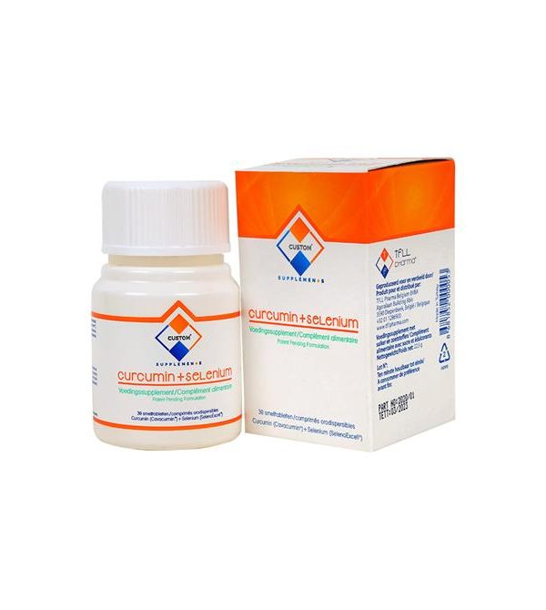 Custom Supplements Curcumin+Selenyum Tablet (30 Adet)