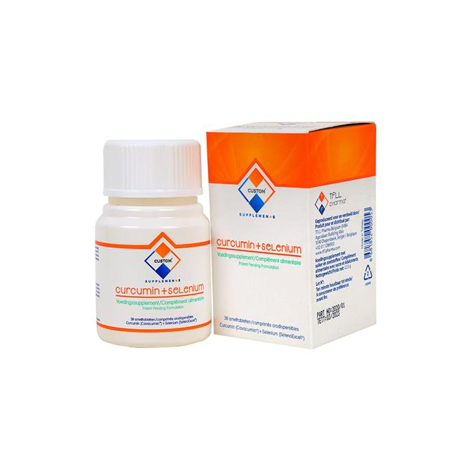 Custom Supplements Curcumin+Selenyum Tablet (30 Adet)