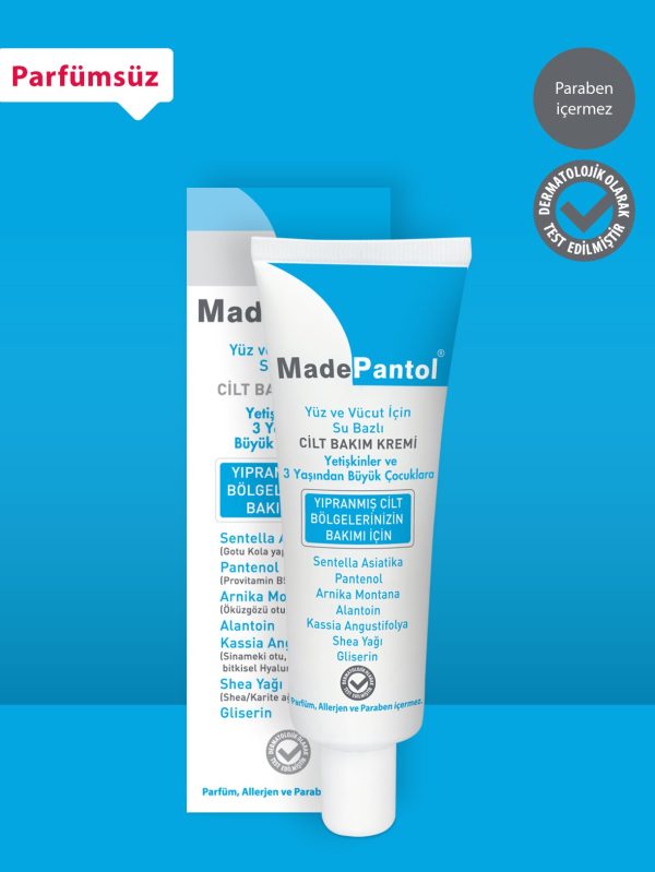 Madepantol Su Bazlı Cilt Bakım Kremi (50 ML)