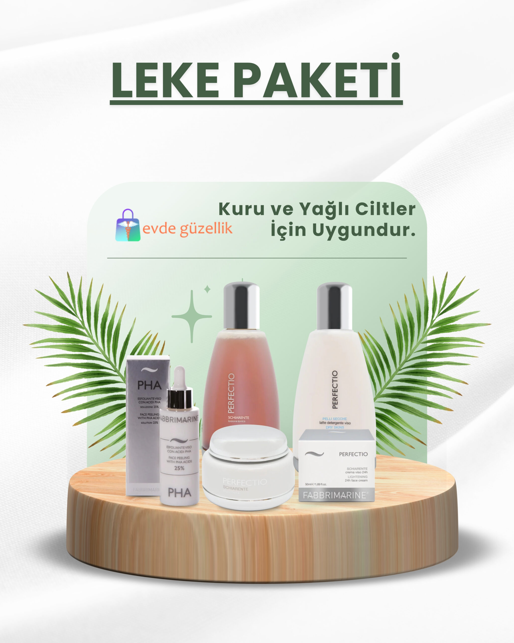 LEKE CİLT BAKIM PAKETİ