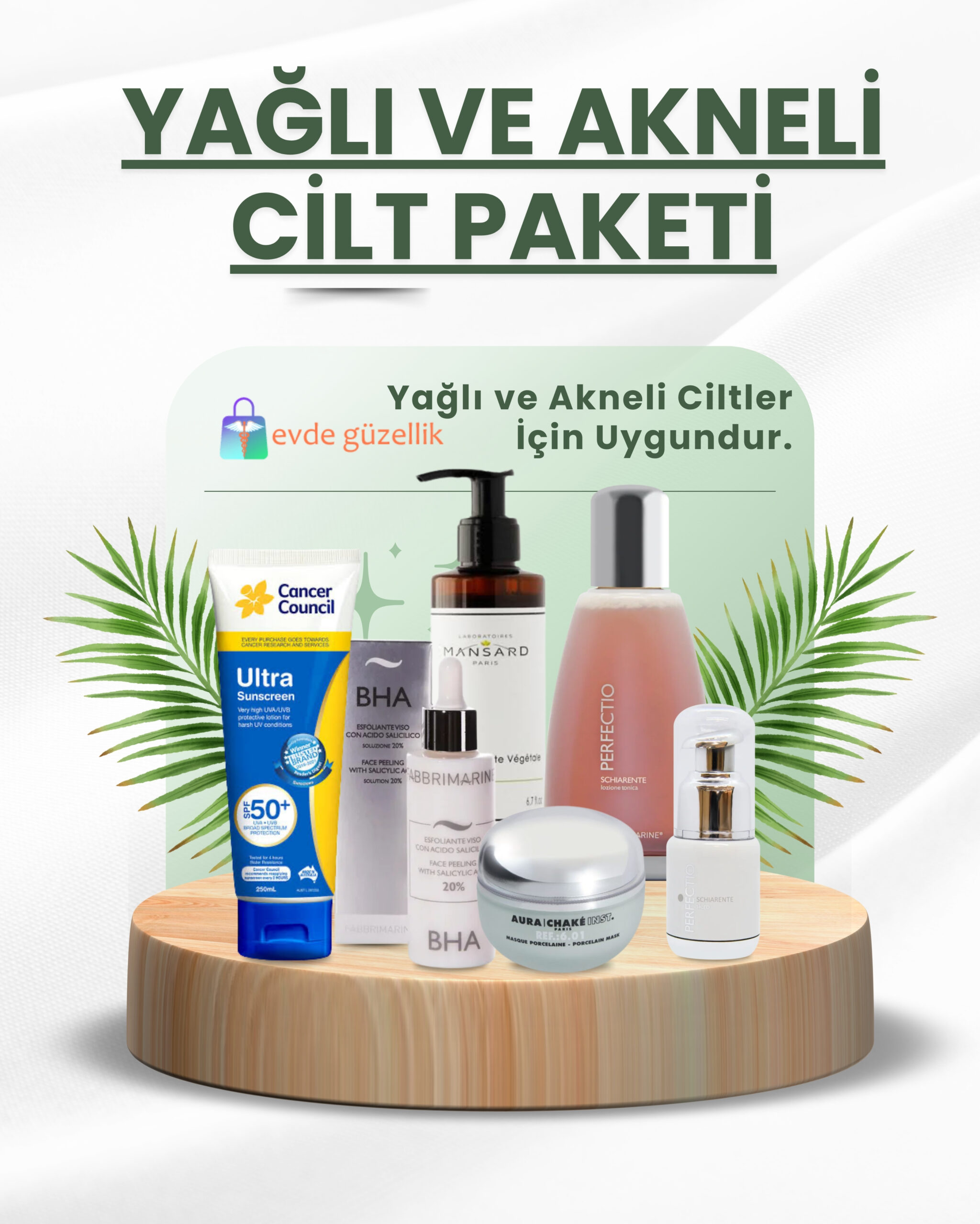 YAĞLI VE AKNELİ CİLT PAKETİ