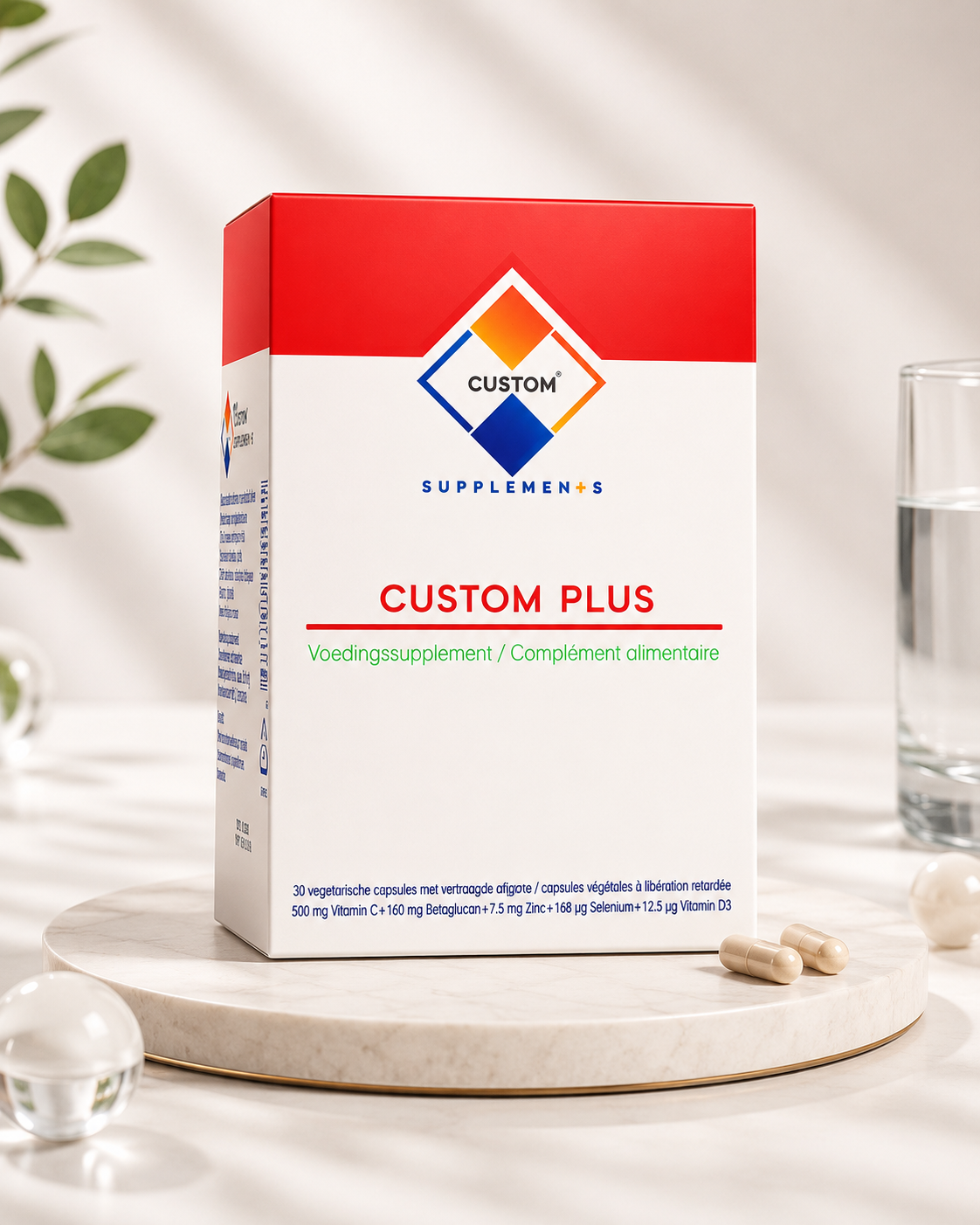 Custom Plus Bağışıklık ve Enerji Desteği (30 Kapsül)