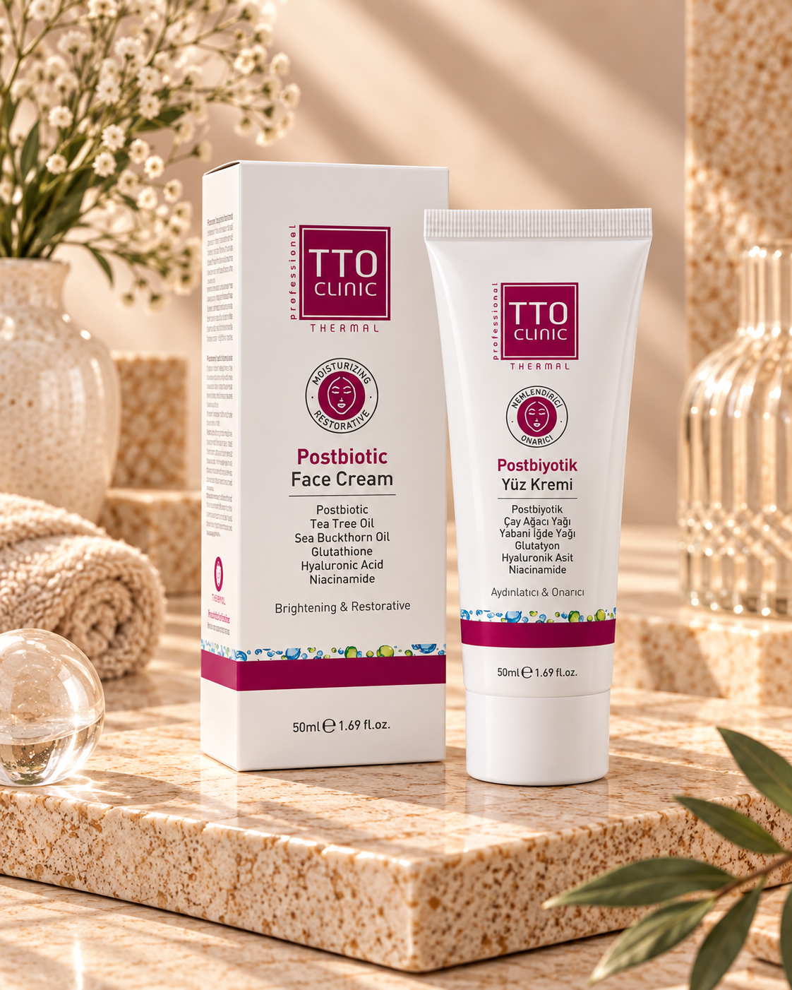 TTO Clinic Postbiyotik Yüz Kremi 50 ML