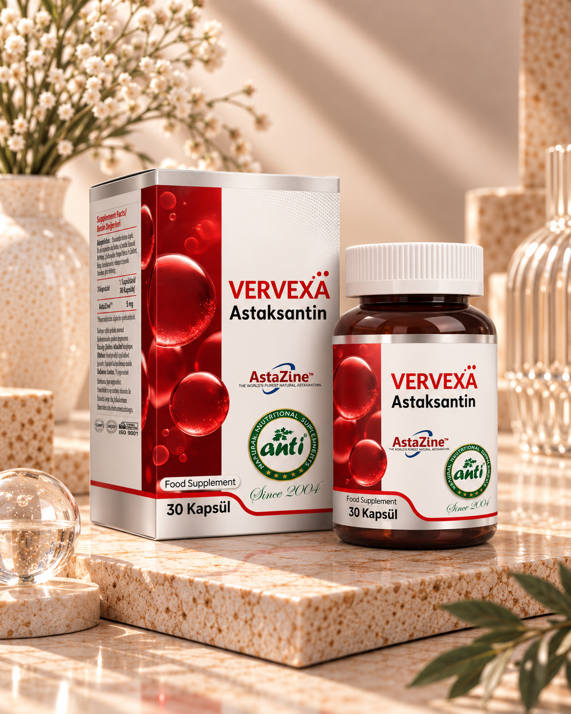 Anti - Vervexa Astaksantin 30 Kapsül